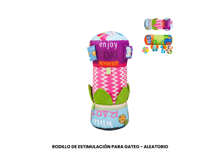 RODILLO DE ESTIMULACIÓN PARA GATEO - ALEATORIO - 1