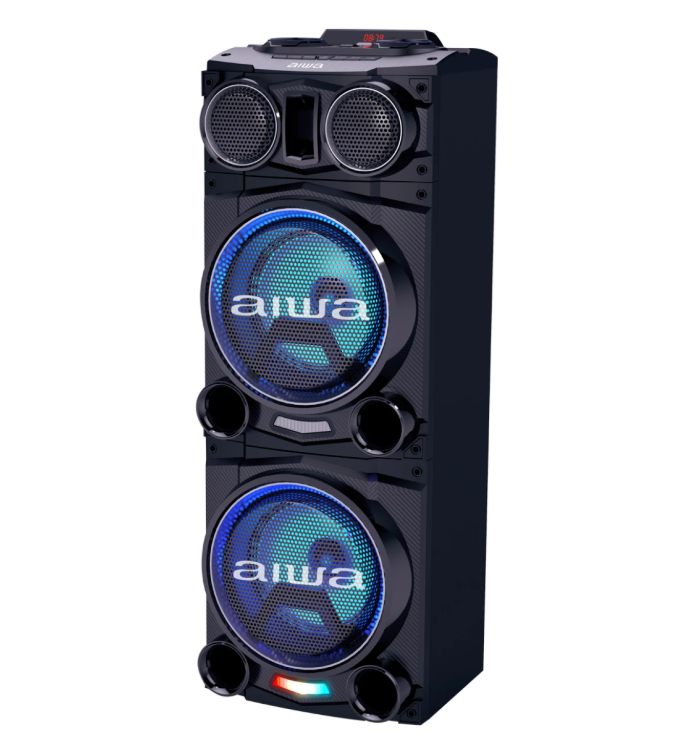 TORRE DE SONIDO AIWA AWPOC10 BT 2500W PMPO DJ FIESTA - 2