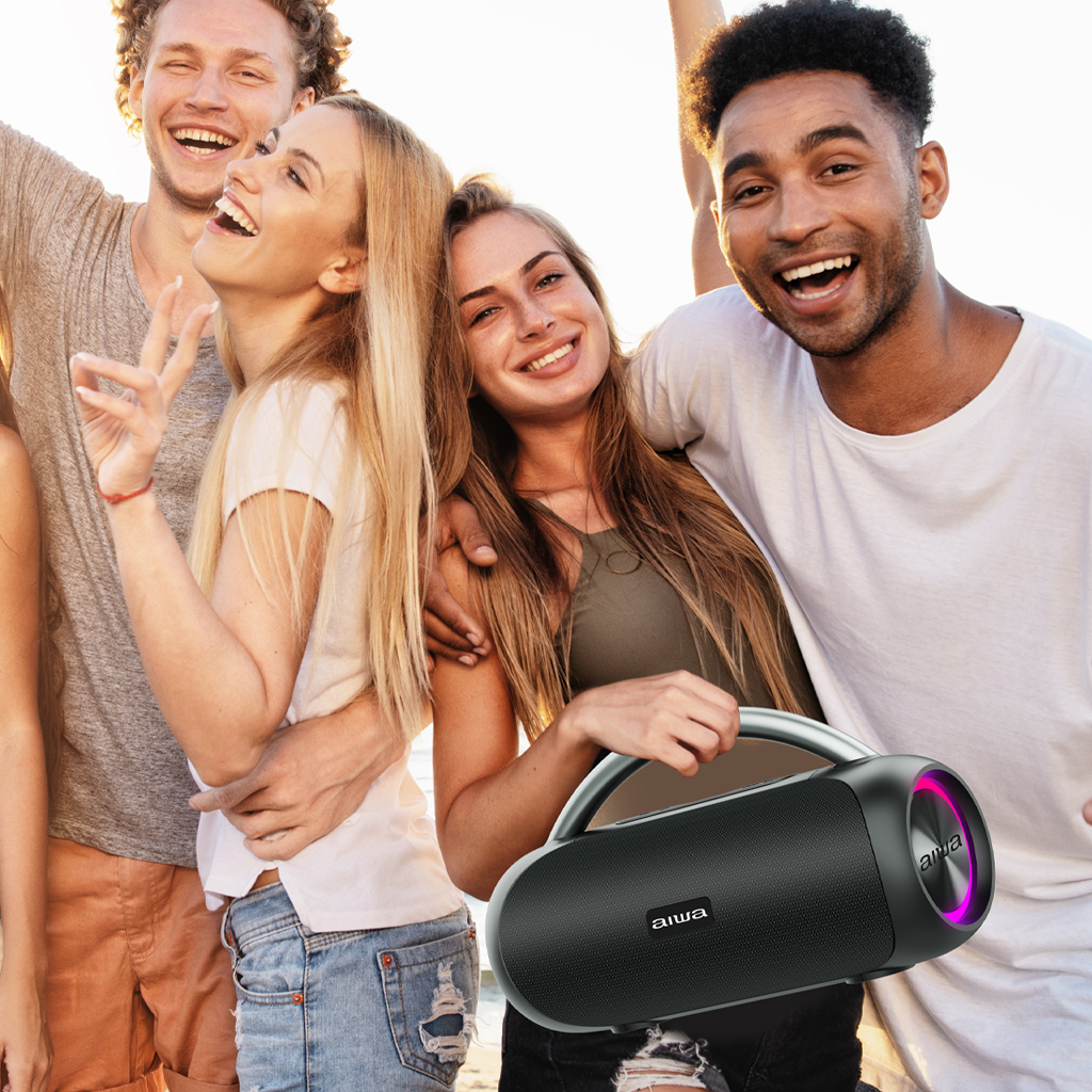 PARLANTE AIWA PORTÁTIL AWS10BTB 20W RMS - 5