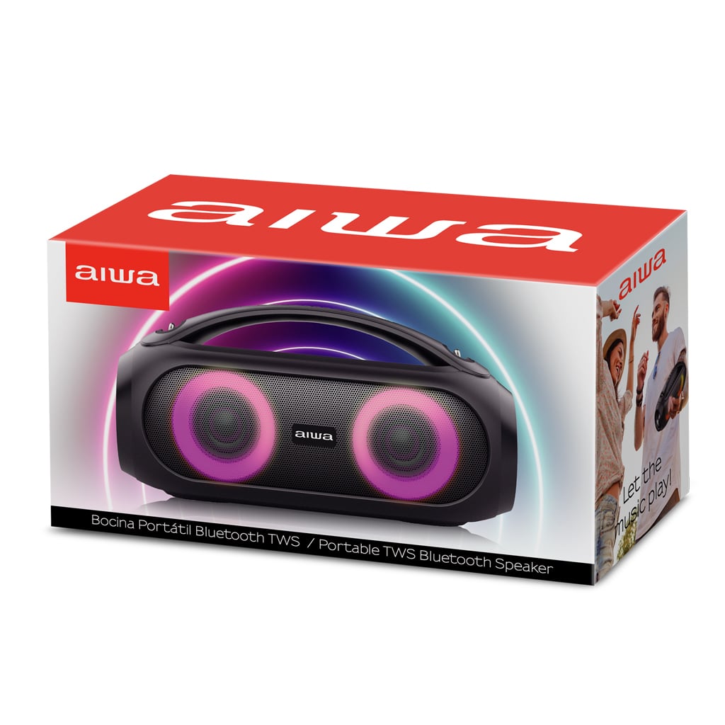 PARLANTE AIWA BOOMBOX AWS500BT PORTÁTIL CON BLUETOOTH 20W - 3