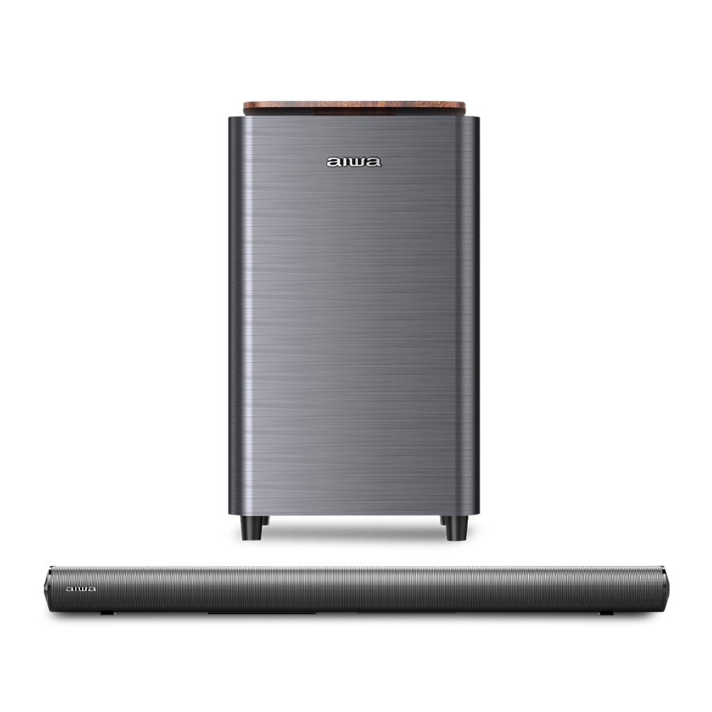 BARRA DE SONIDO AIWA AWSBH23WW CON SUB WOOFER INALÁMBRICO - 1