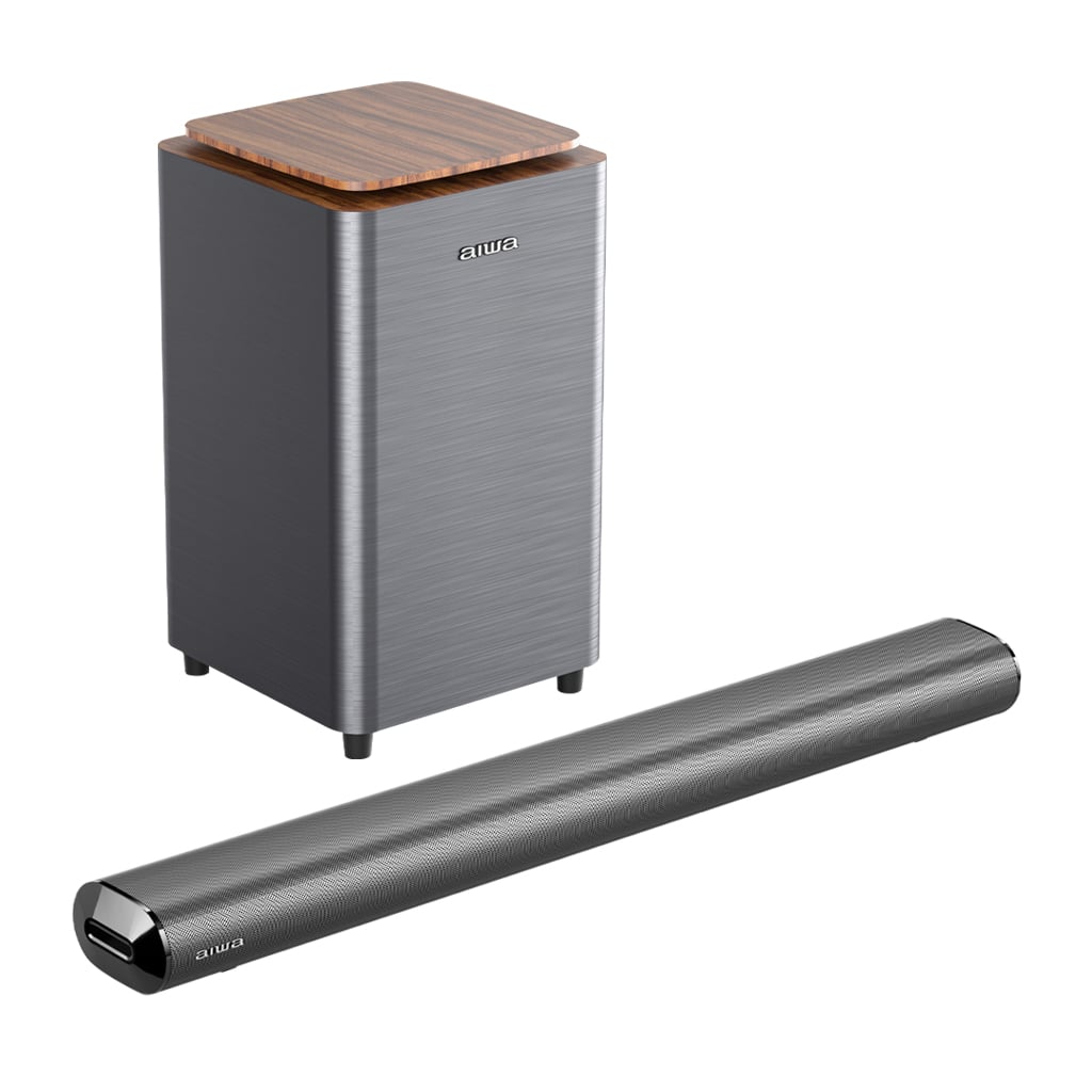 BARRA DE SONIDO AIWA AWSBH23WW CON SUB WOOFER INALÁMBRICO - 2