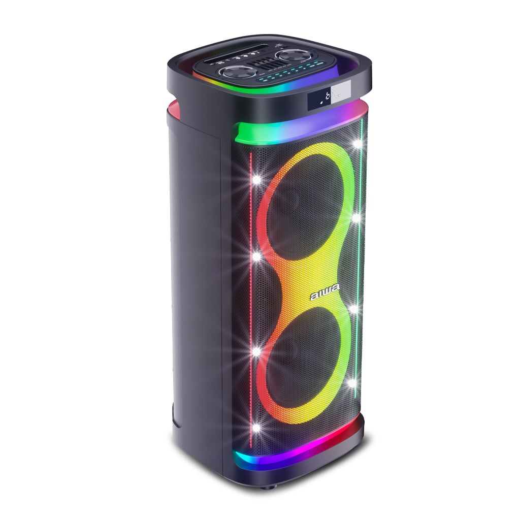 PARLANTE AIWA AWPOH6D BT 1000W PMPO KARAOKE - 3