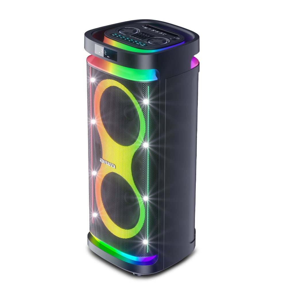 PARLANTE AIWA AWPOH6D BT 1000W PMPO KARAOKE - 4