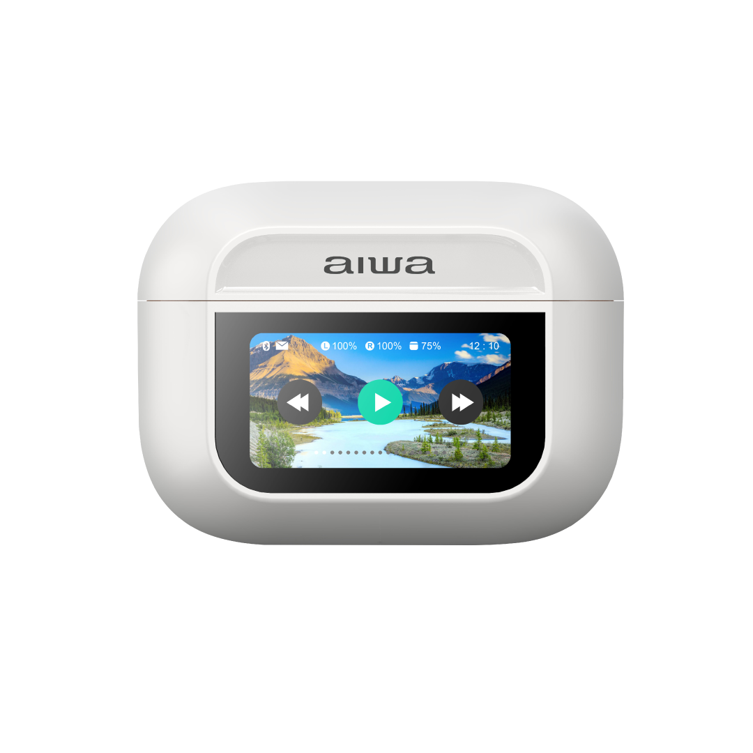 AURICULARES TWS PANTALLA TÁCTIL AIWA AWTWSGPROW - 2