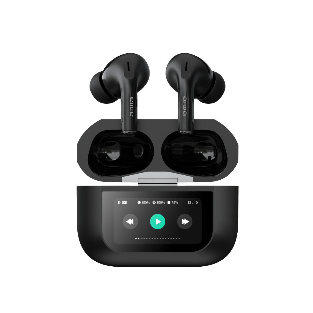 AURICULARES TWS PANTALLA TÁCTIL AIWA AWTWSGPROB - 1