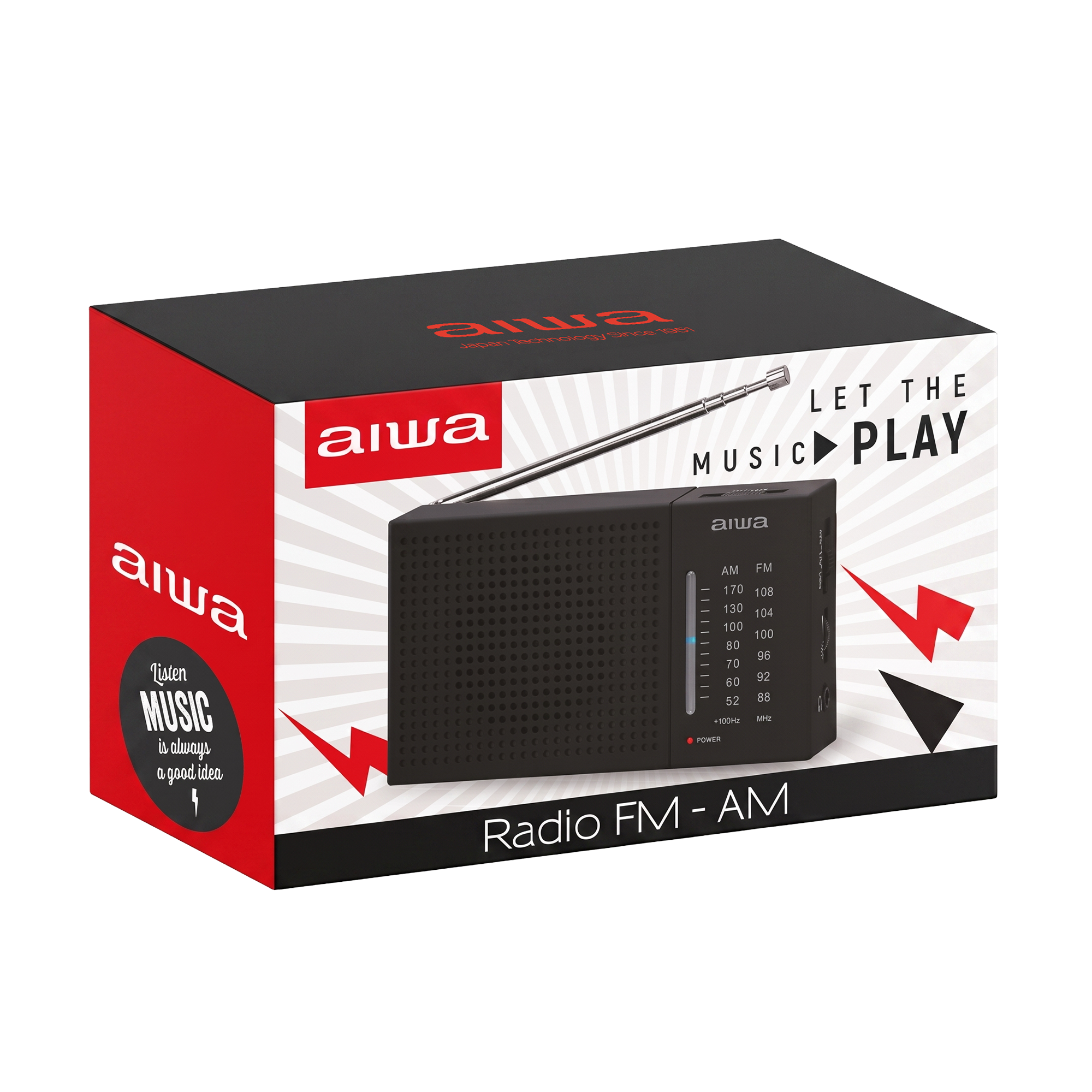 RADIO PORTÁTIL ANALÓGICO | AM/FM | AWFML2 - 6