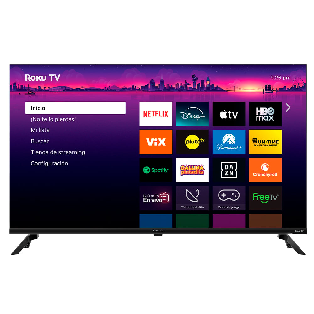 SMART TV AIWA 43' FULL HD LED ROKU TV AW43B2RK FRAMELESS - 1