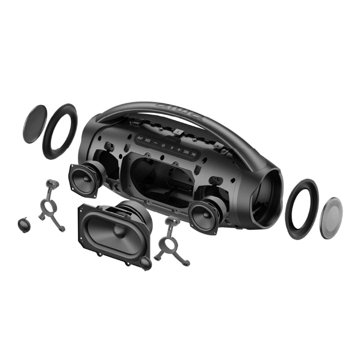 PARLANTE AIWA PARTY POWER BOOMBOX AWH51BT 130W RMS. - 3