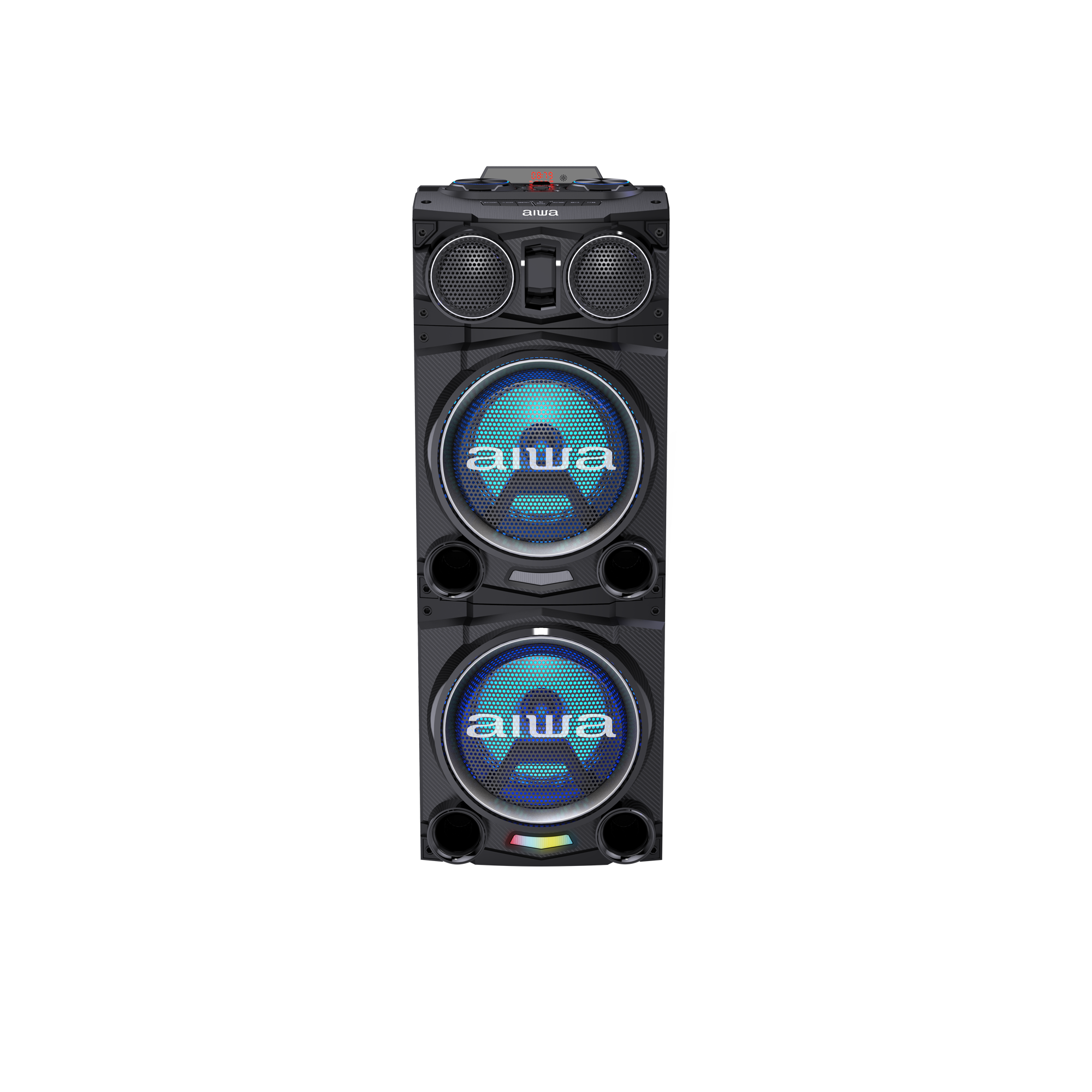 TORRE DE SONIDO AIWA AWPOC10 BT 2500W PMPO DJ FIESTA. - 1