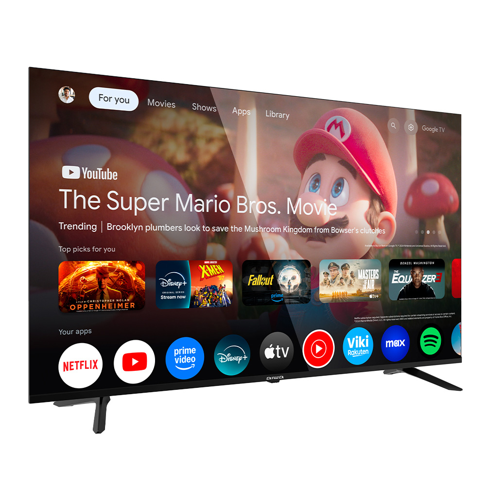 SMART TV AIWA 58' 4K QLED GOOGLE TV - 2