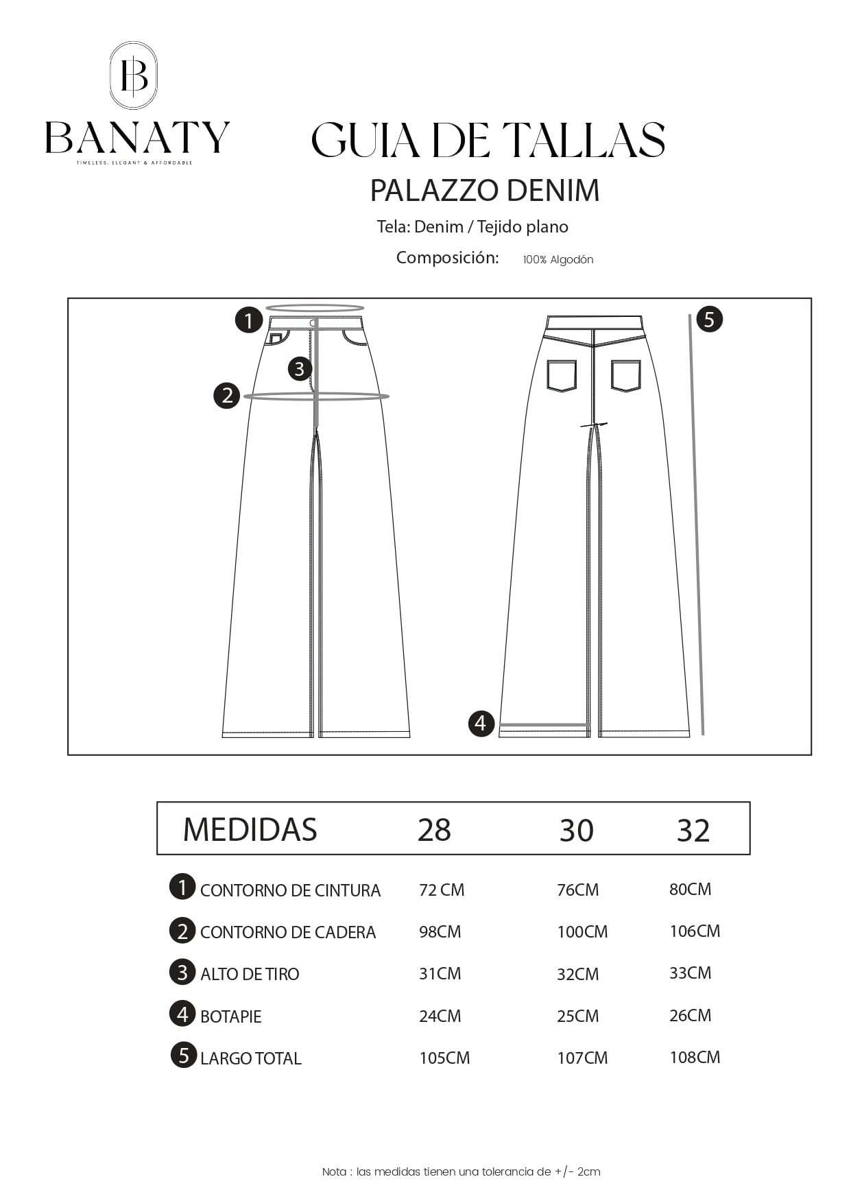 PALAZZO DENIM PARA MUJER BANATY - 3