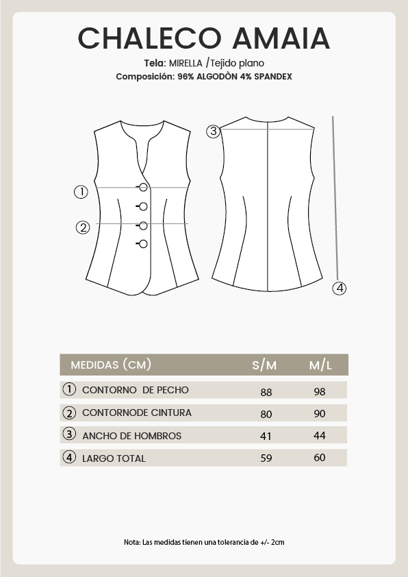 CHALECO AMAIA - 2