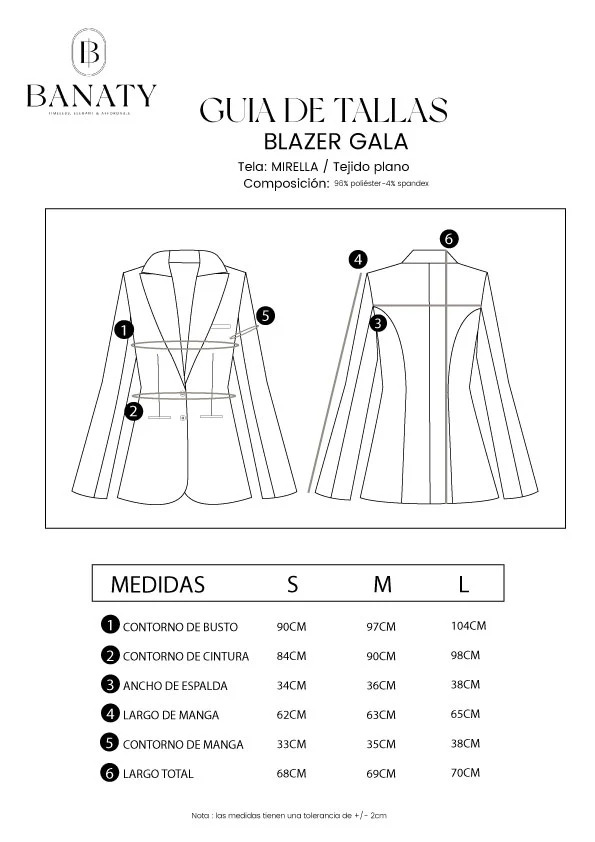 BLAZER CON BOLSILLOS FUNCIONALES GALA - 2