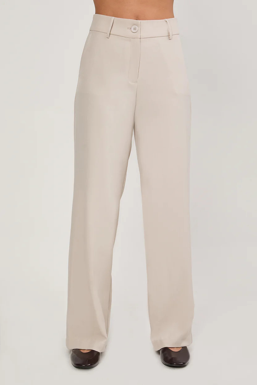 PANTALON SEMI PALAZZO CON BOLSILLOS LATERALES DHALIA - 1