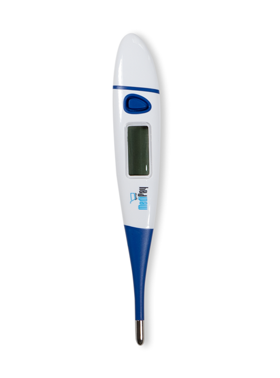 TERMÓMETRO DIGITAL PUNTA FLEXIBLE PARA ADULTOS MEDIFAY DMT-4318 AZUL - 1