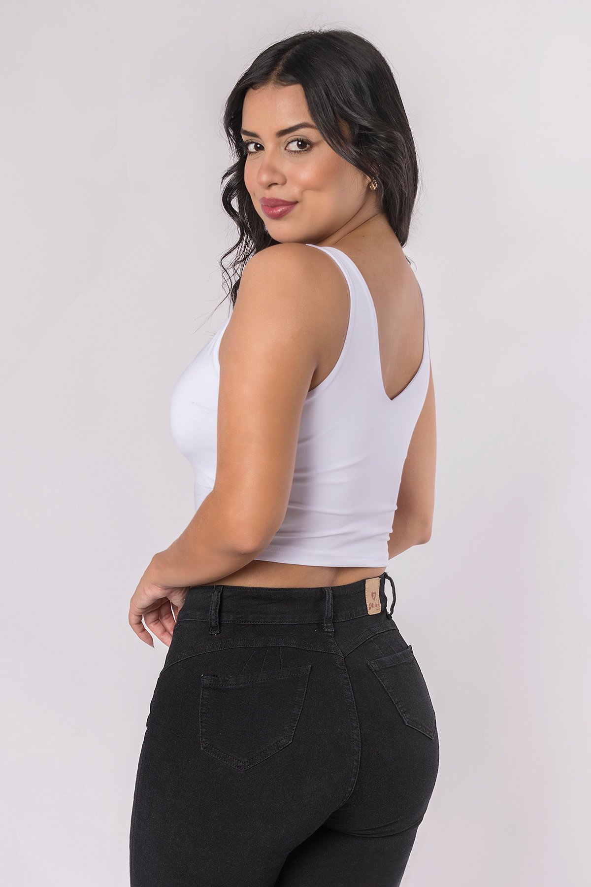 TOP MANGA CERO CROP SUPLEX MUJER LIBERELLA - 2