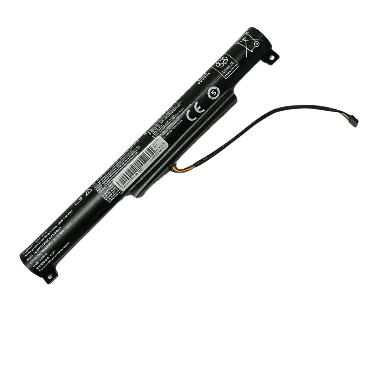 BATERÍA PARA LAPTOP LENOVO L14S3A01 100-15IBY CAPACIDAD REAL 10.8V 2600MAH 28W - 1
