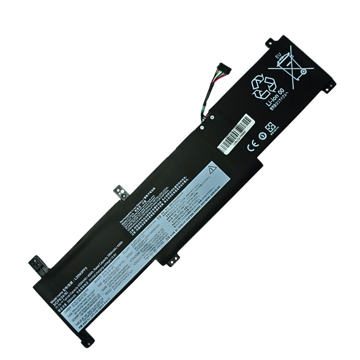 BATERÍA PARA LAPTOP LENOVO L20M3PF0 IDEAPAD 3-14 CAPACIDAD REAL 11.1V 4054MAH 45W TIPO A - 1