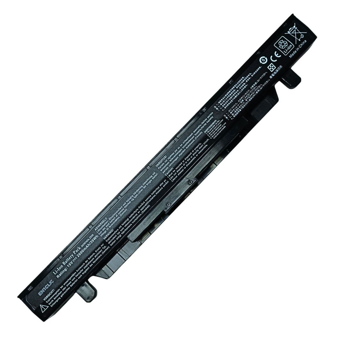 BATERÍA PARA LAPTOP ASUS A41N1424 GL552 CAPACIDAD REAL 15V 2600MAH 39W - 1
