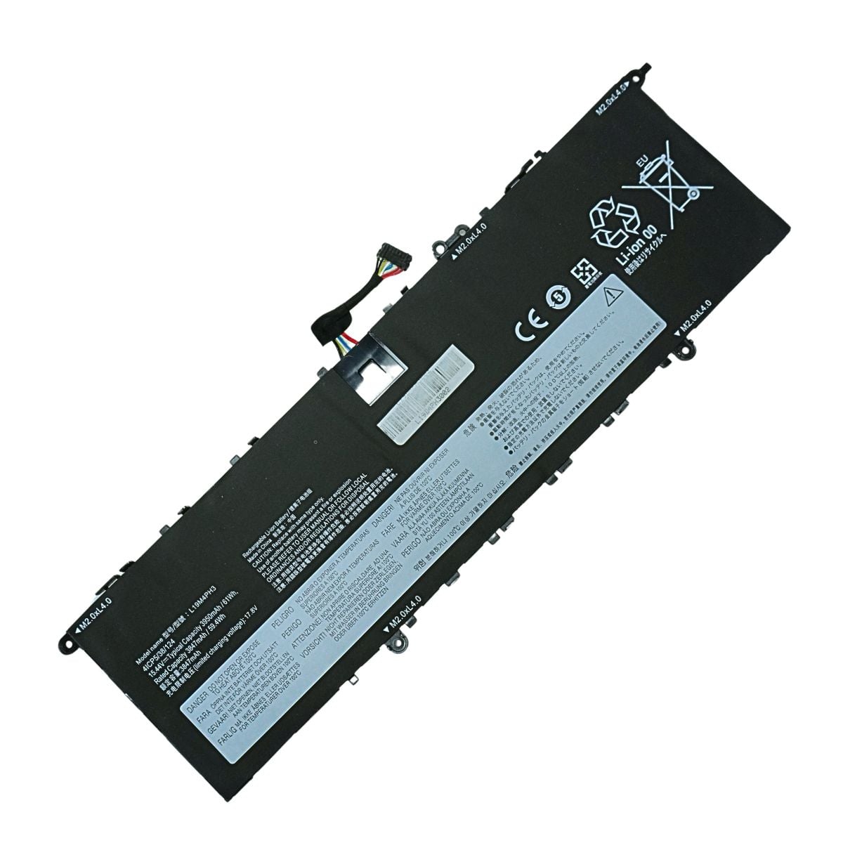 BATERÍA PARA LAPTOP LENOVO L19D4PH3 YOGA SLIM 7 CAPACIDAD REAL 15.44V 3950MAH 61W - 1