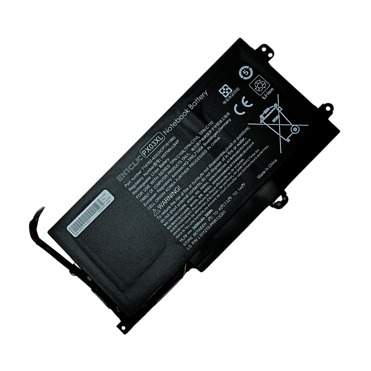BATERÍA PARA LAPTOP HP PX03XL ENVY 14-K - 1