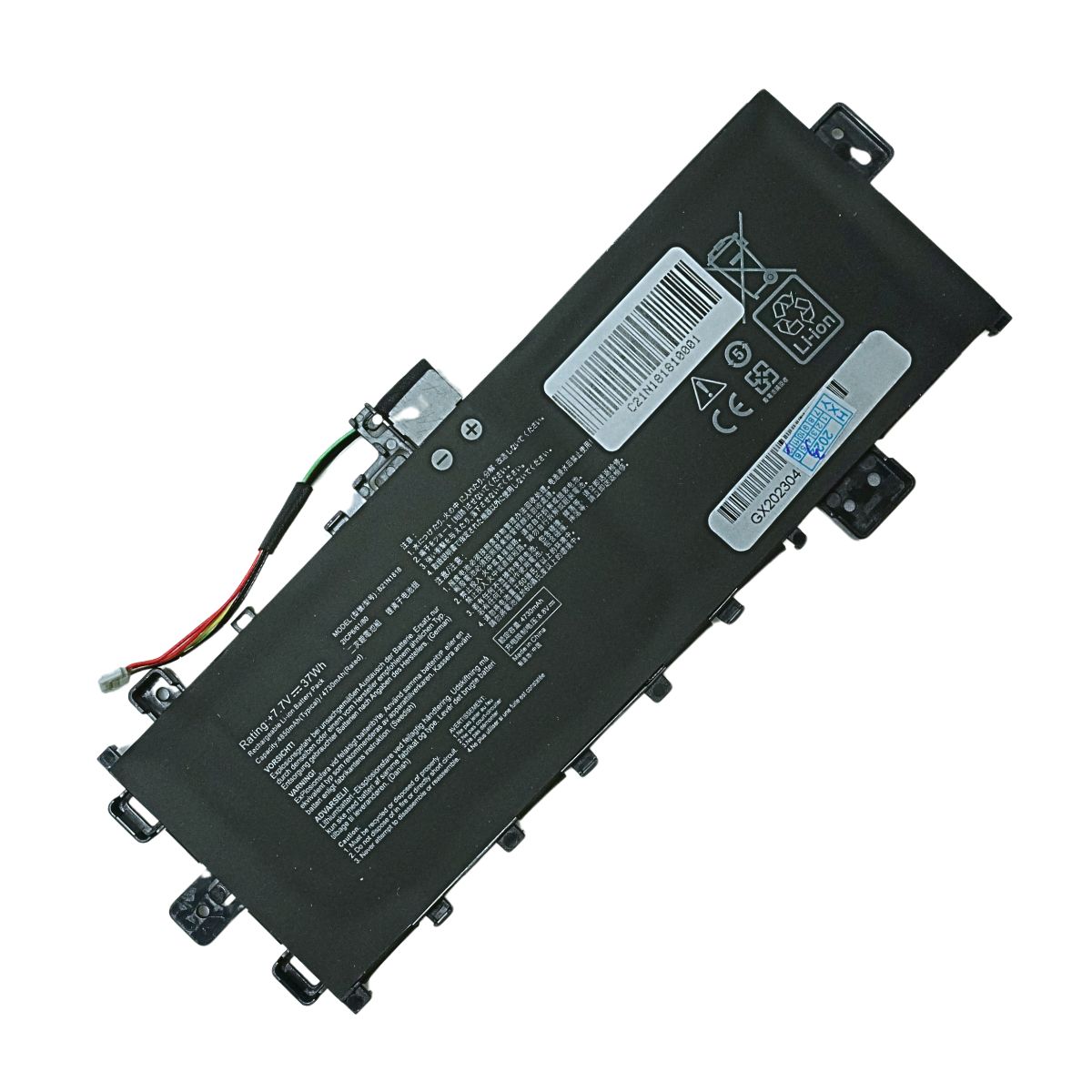 BATERÍA PARA LAPTOP ASUS C21N1818-4 B21N1818 X512 CAPACIDAD REAL 7.7V 4850MAH 37W TIPO A - 1