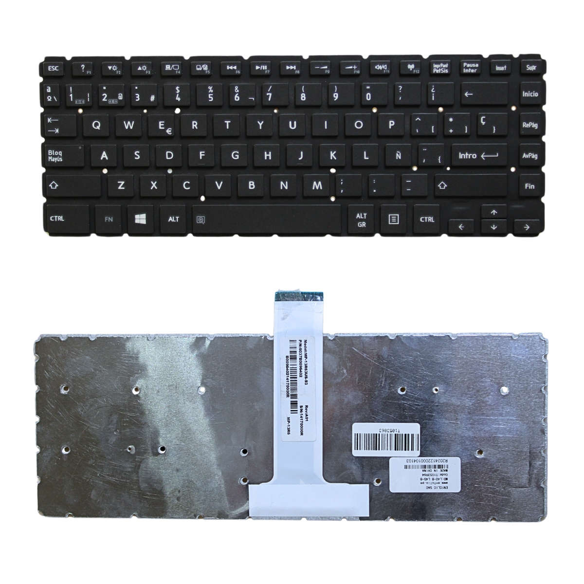 TECLADO PARA LAPTOP TOSHIBA SKULL CANDY L45-B L45D-B - 1