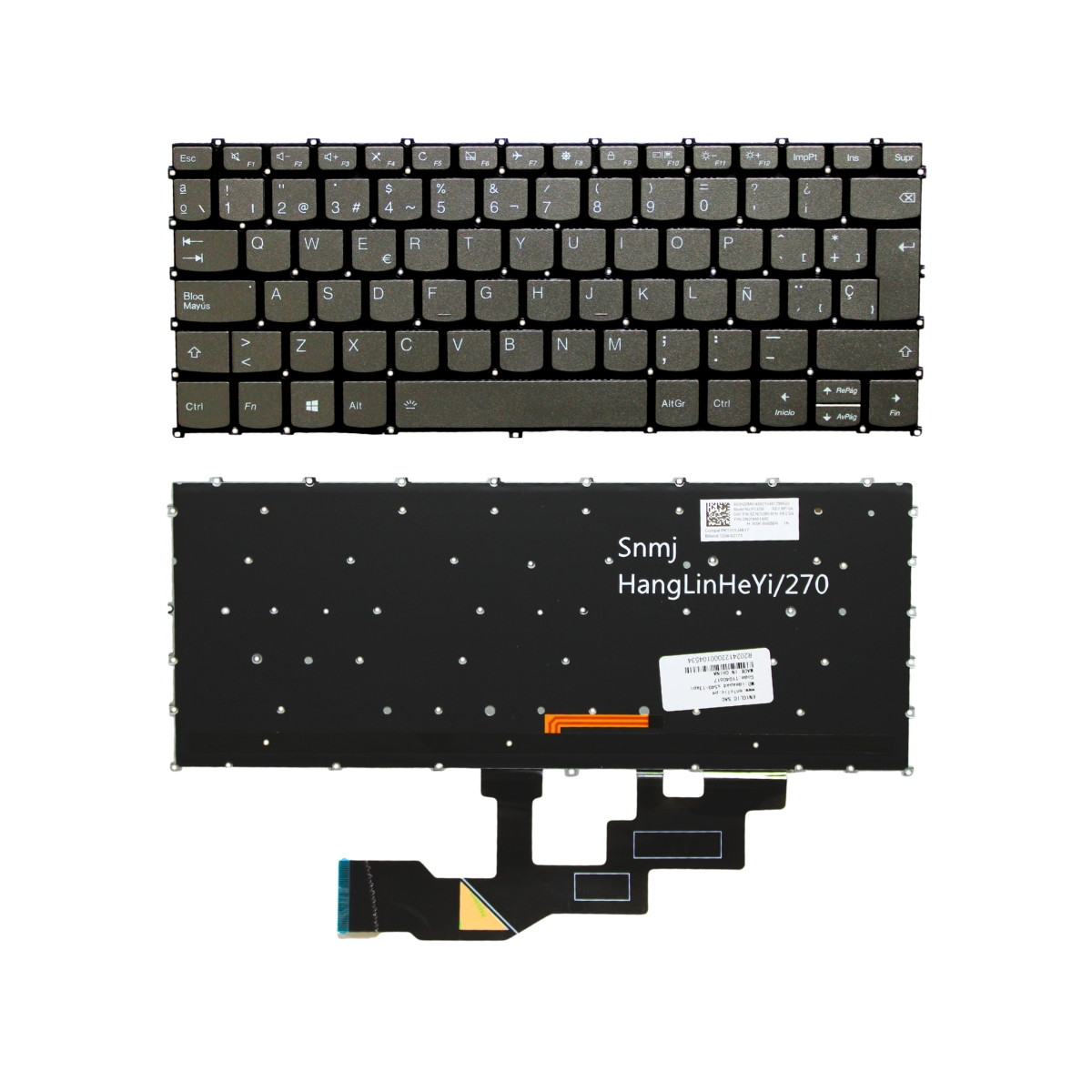 TECLADO PARA LAPTOP LENOVO S540-1 SERIES GENUINO ILUMINADO FLEX ESCALERA - 1