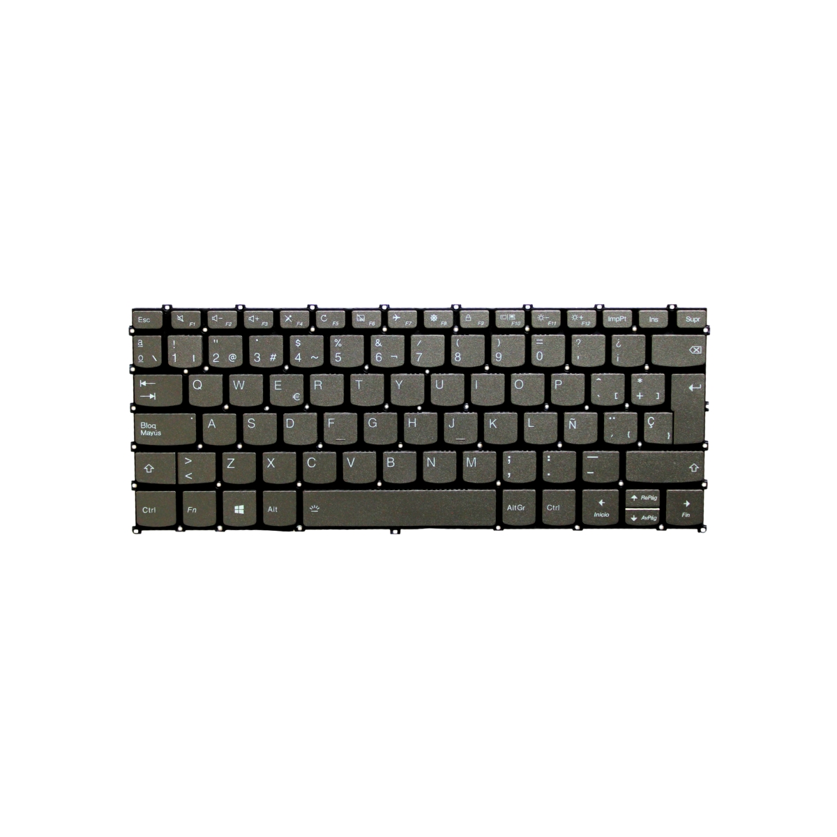 TECLADO PARA LAPTOP LENOVO S540-1 SERIES GENUINO ILUMINADO FLEX ESCALERA - 2