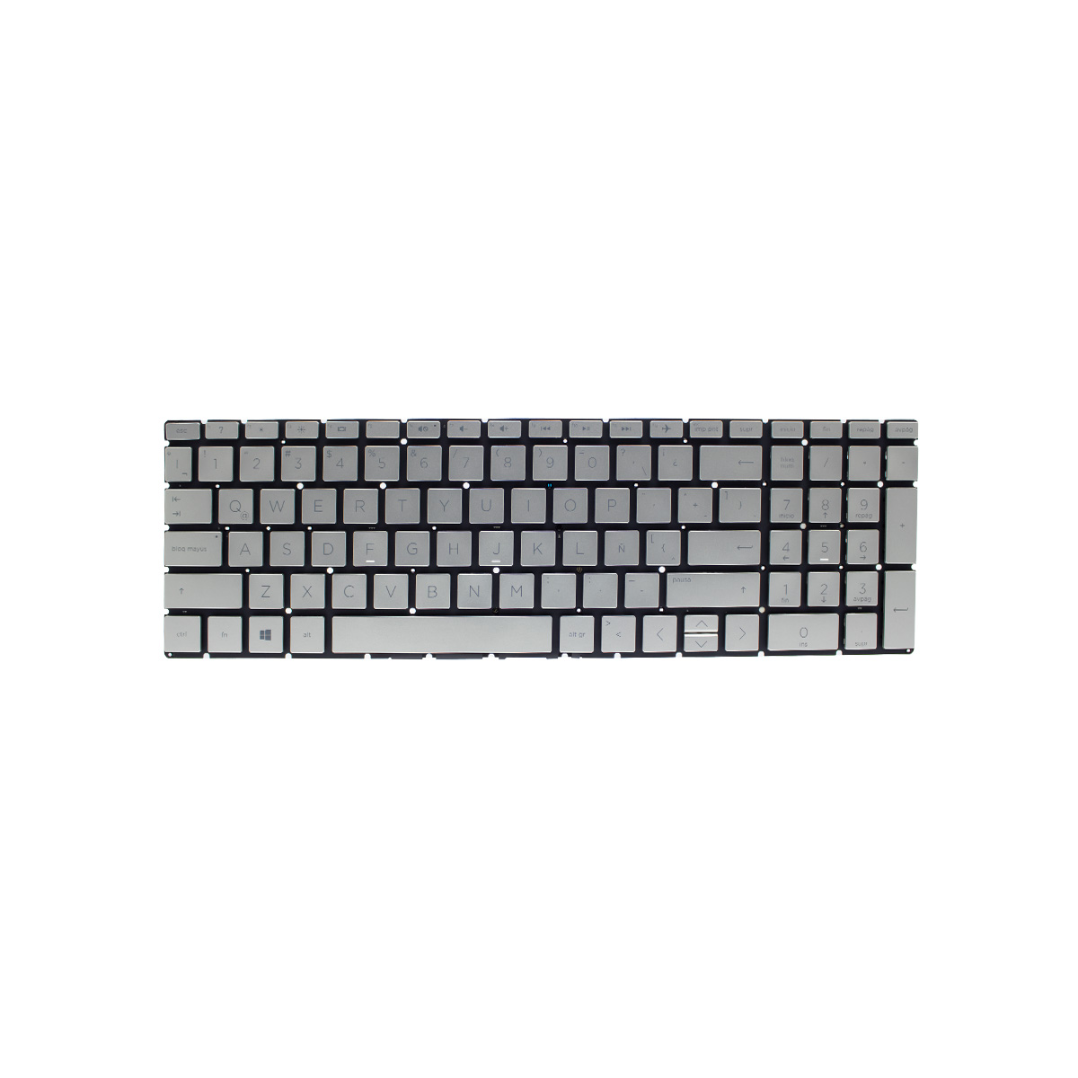 TECLADO PARA LAPTOP HP 15-DA GENUINO FLEX CORTO - 2