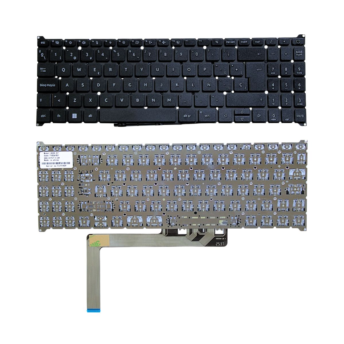 TECLADO PARA LAPTOP ACER A515-57 POWER - 1