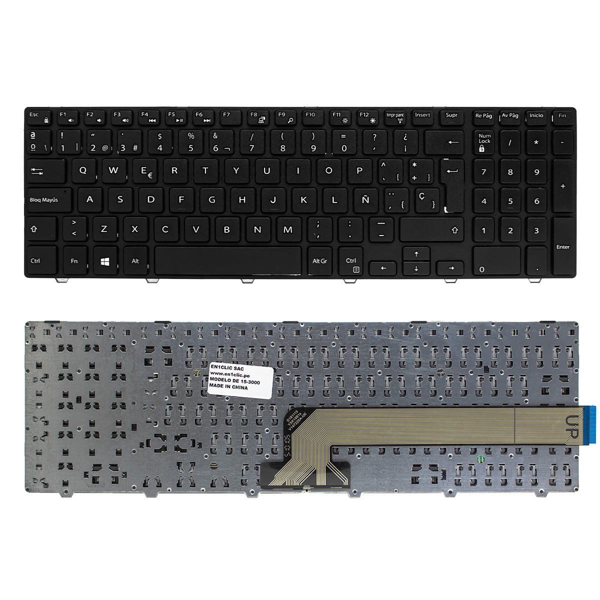 TECLADO PARA LAPTOP DELL INSPIRON 15-3000 - 1