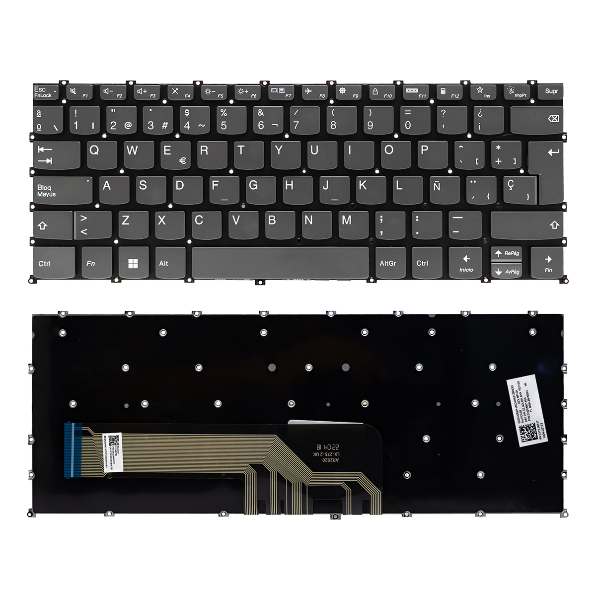 TECLADO PARA LAPTOP LENOVO IDEAPAD 5 14IIL05 5 14ARE05 - 1