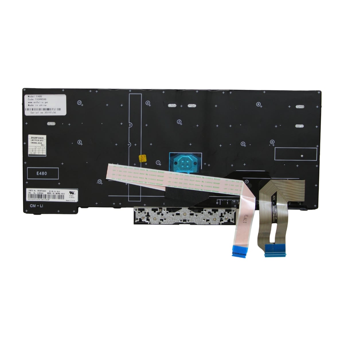 TECLADO PARA LAPTOP LENOVO THINKPAD E480 L480 T480 - 3