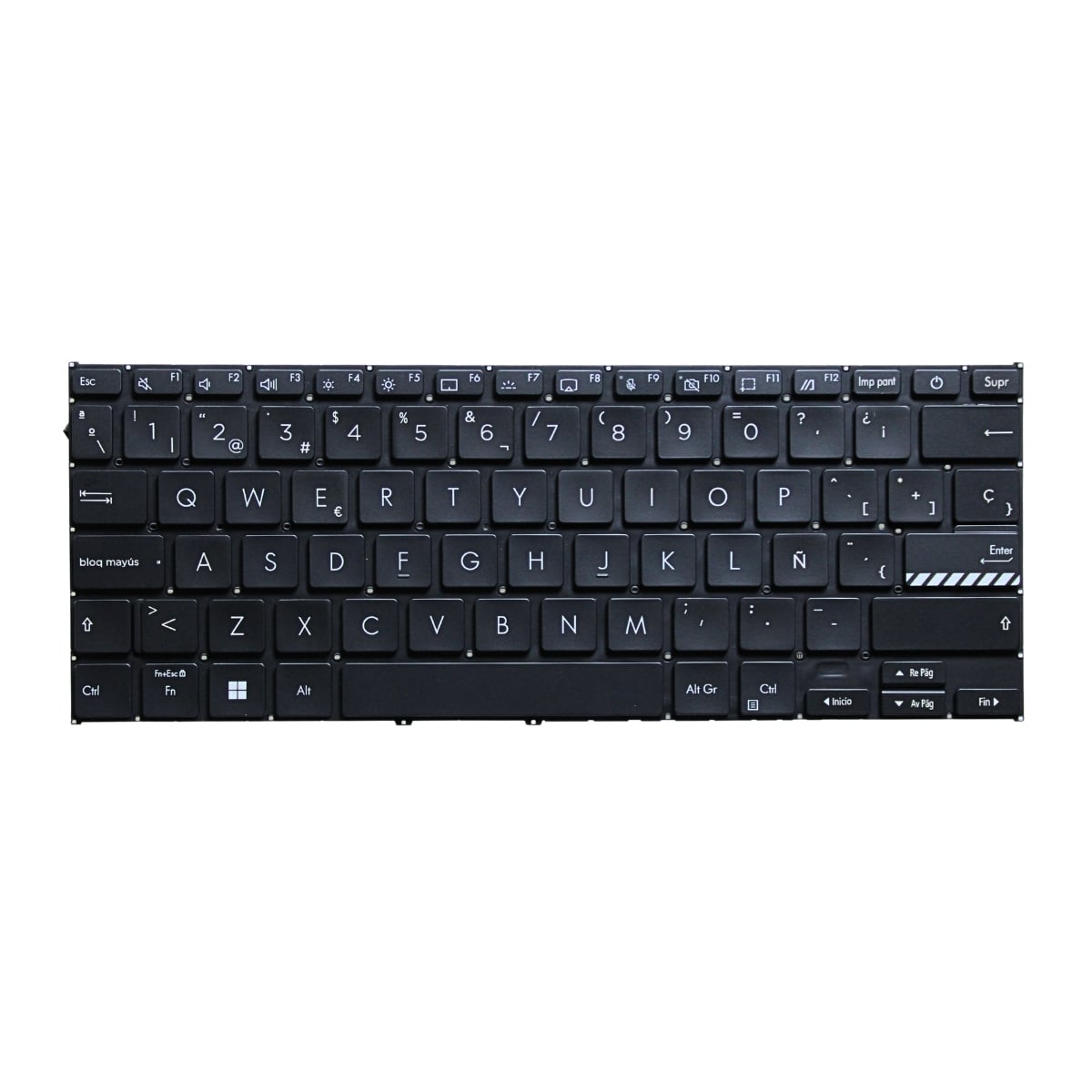 TECLADO PARA LAPTOP ASUS VIVOBOOK 14 X402ZA X1402 X1403ZA GENUINO ILUMINADO POWER - 2