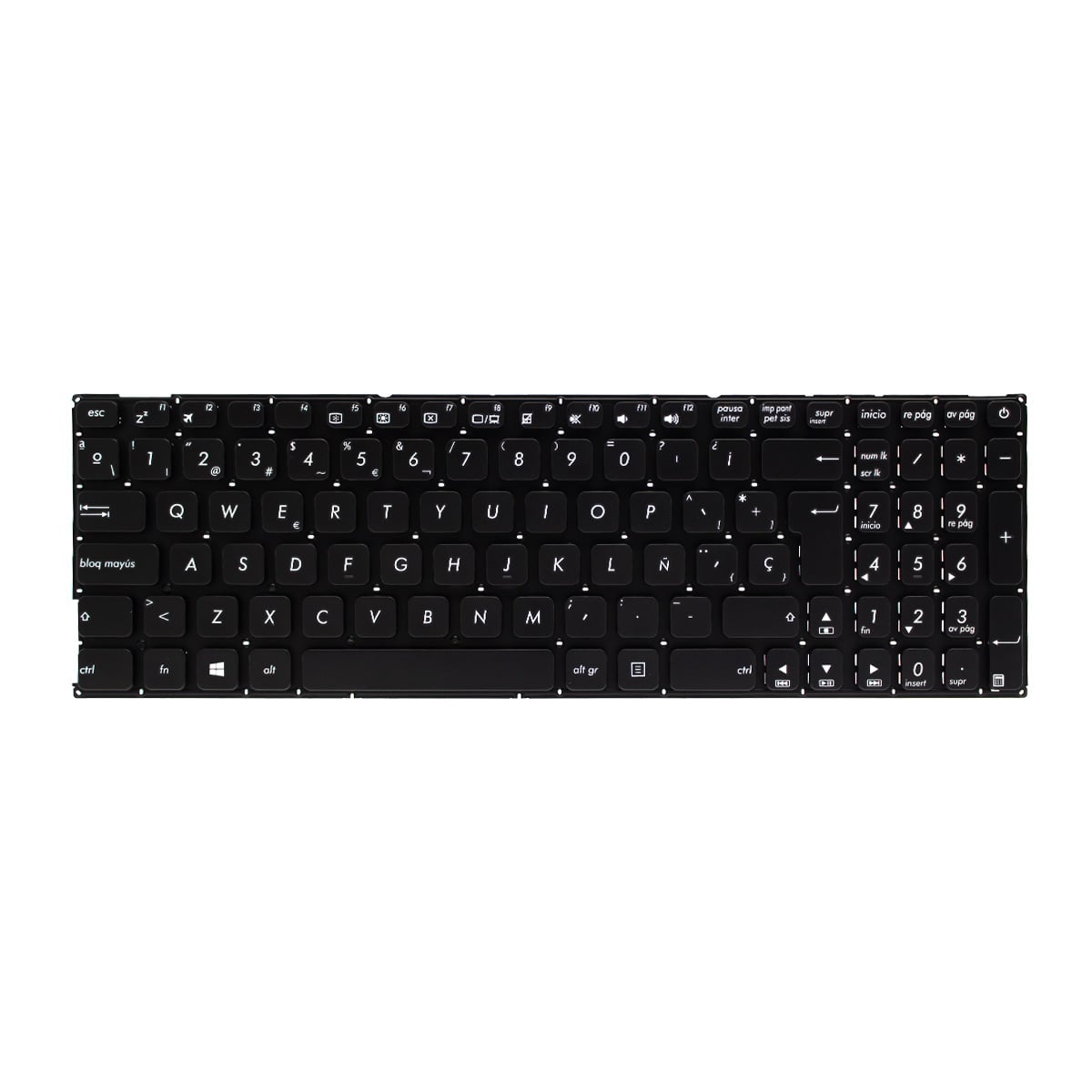TECLADO PARA LAPTOP ASUS X541U X541UV  POWER - 2