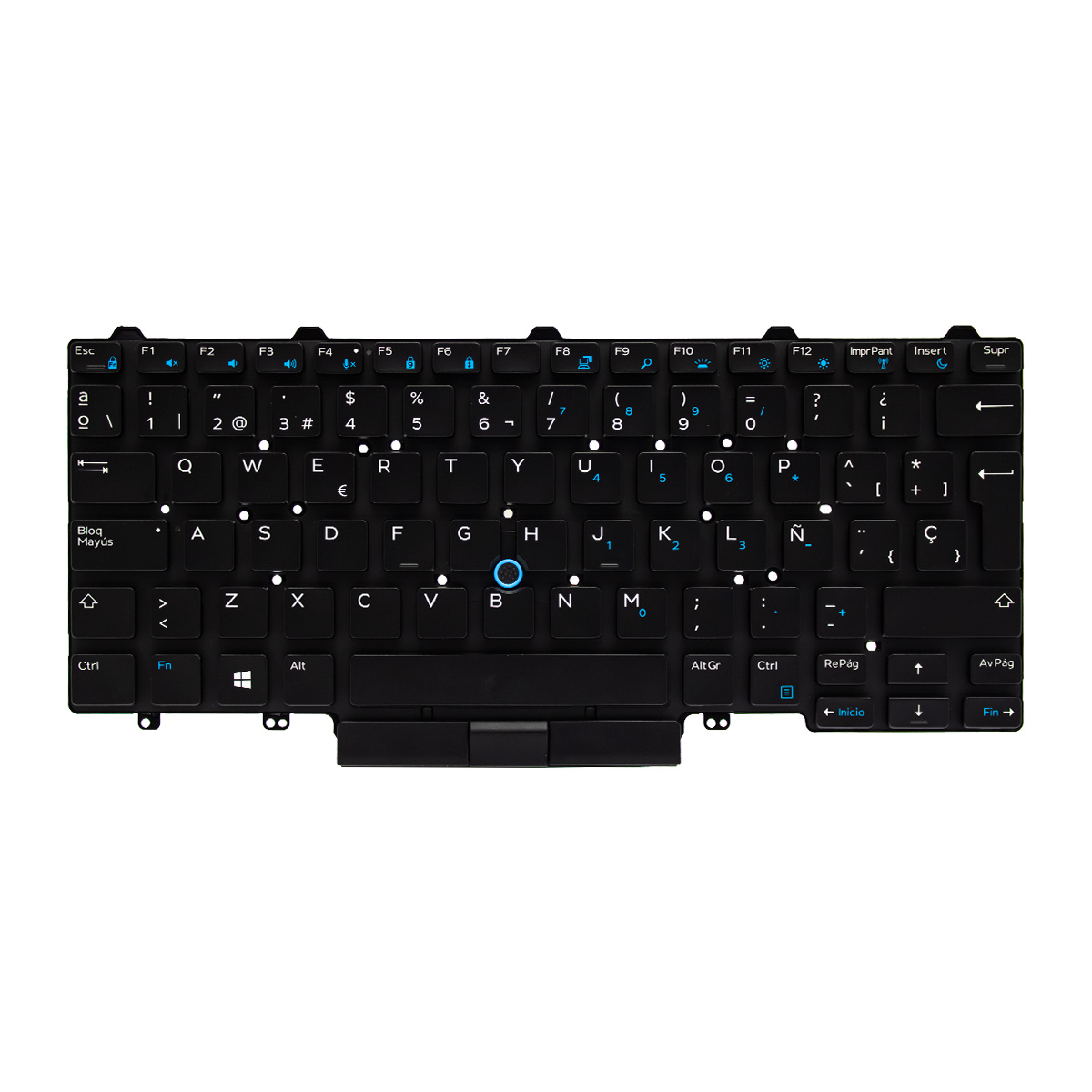 TECLADO PARA LAPTOP DELL LATITUDE E5450 E5470  ILUMINADO - 2