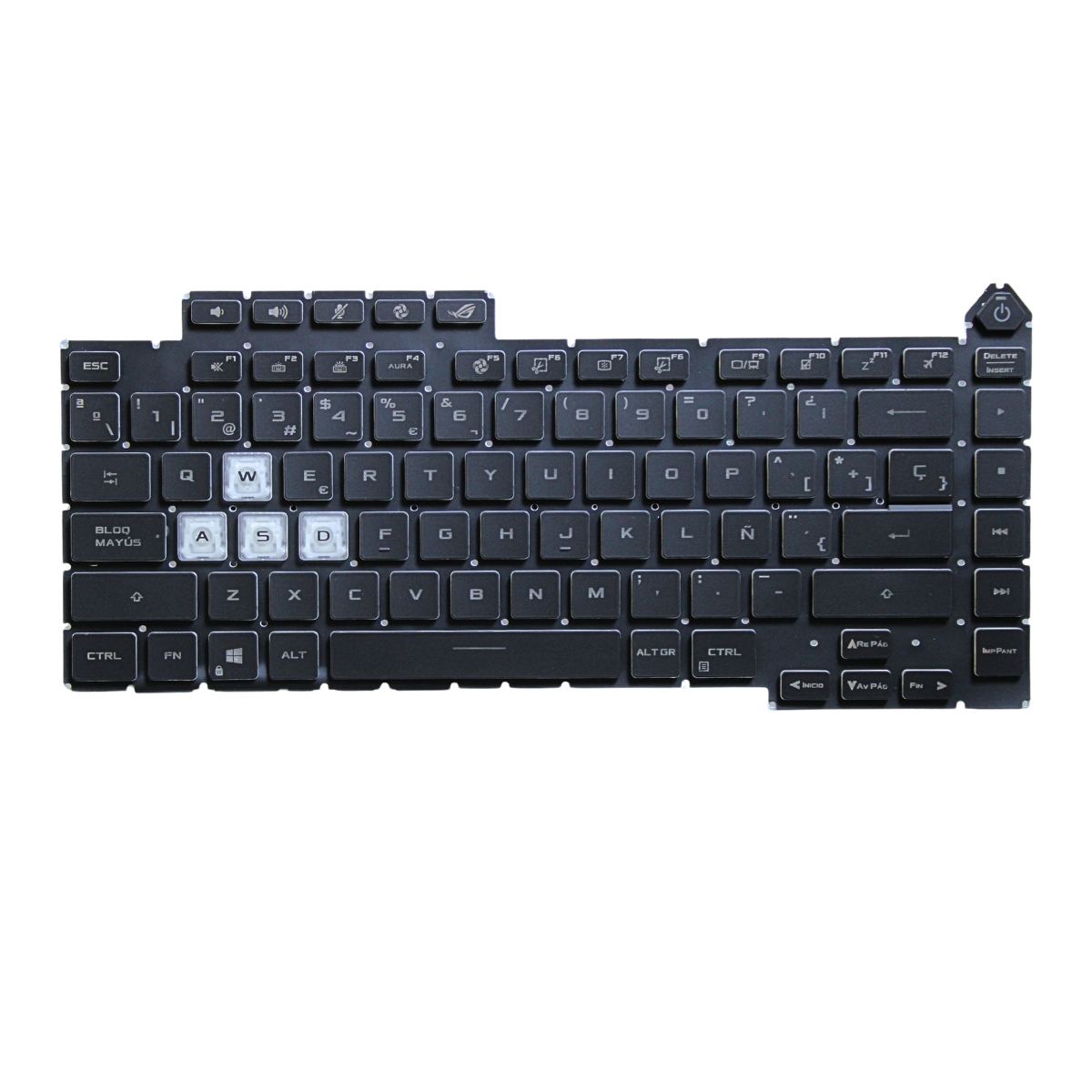 TECLADO PARA LAPTOP ASUS ROG G15 G533 G513 ILUMINADO POWER - 2