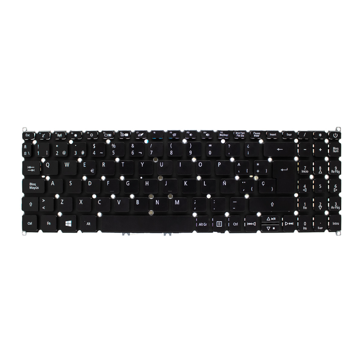 TECLADO PARA LAPTOP ACER SWIFT 3 SF315-41 SF315 52 A515 53G POWER - 2