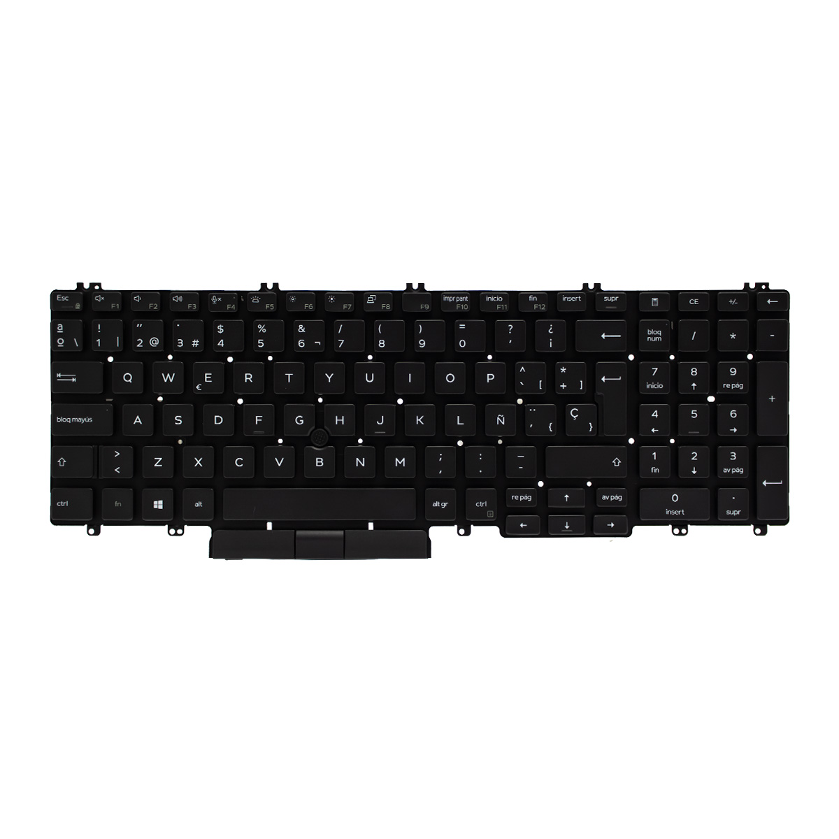 TECLADO PARA LAPTOP DELL L5500 PRECISION 3500 ILUMINADO GENUINO - 2