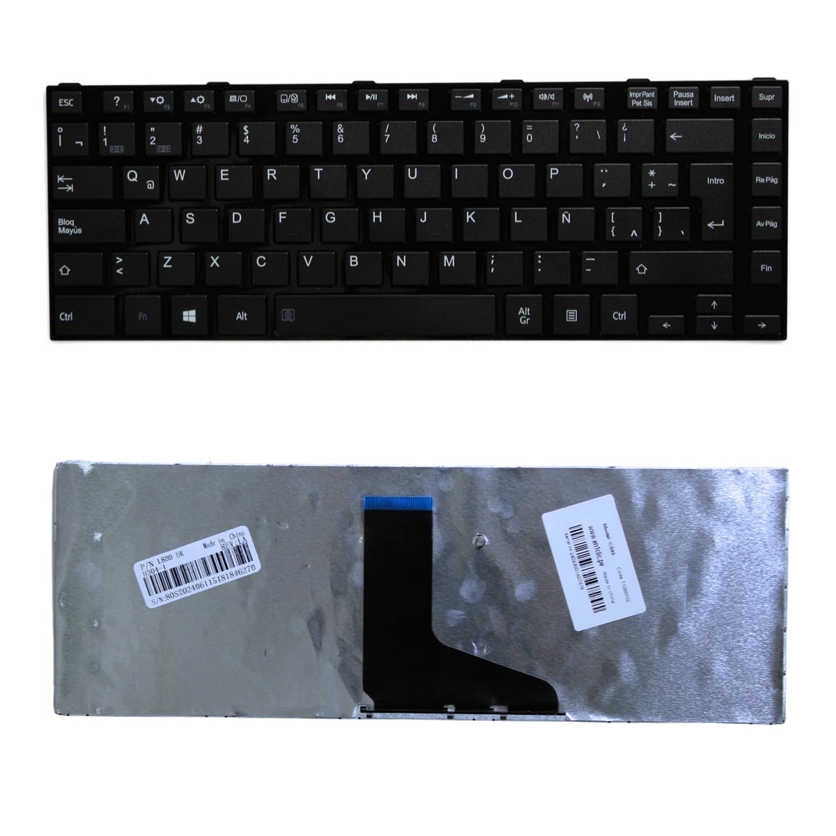 TECLADO PARA LAPTOP TOSHIBA C845 L845 - 1