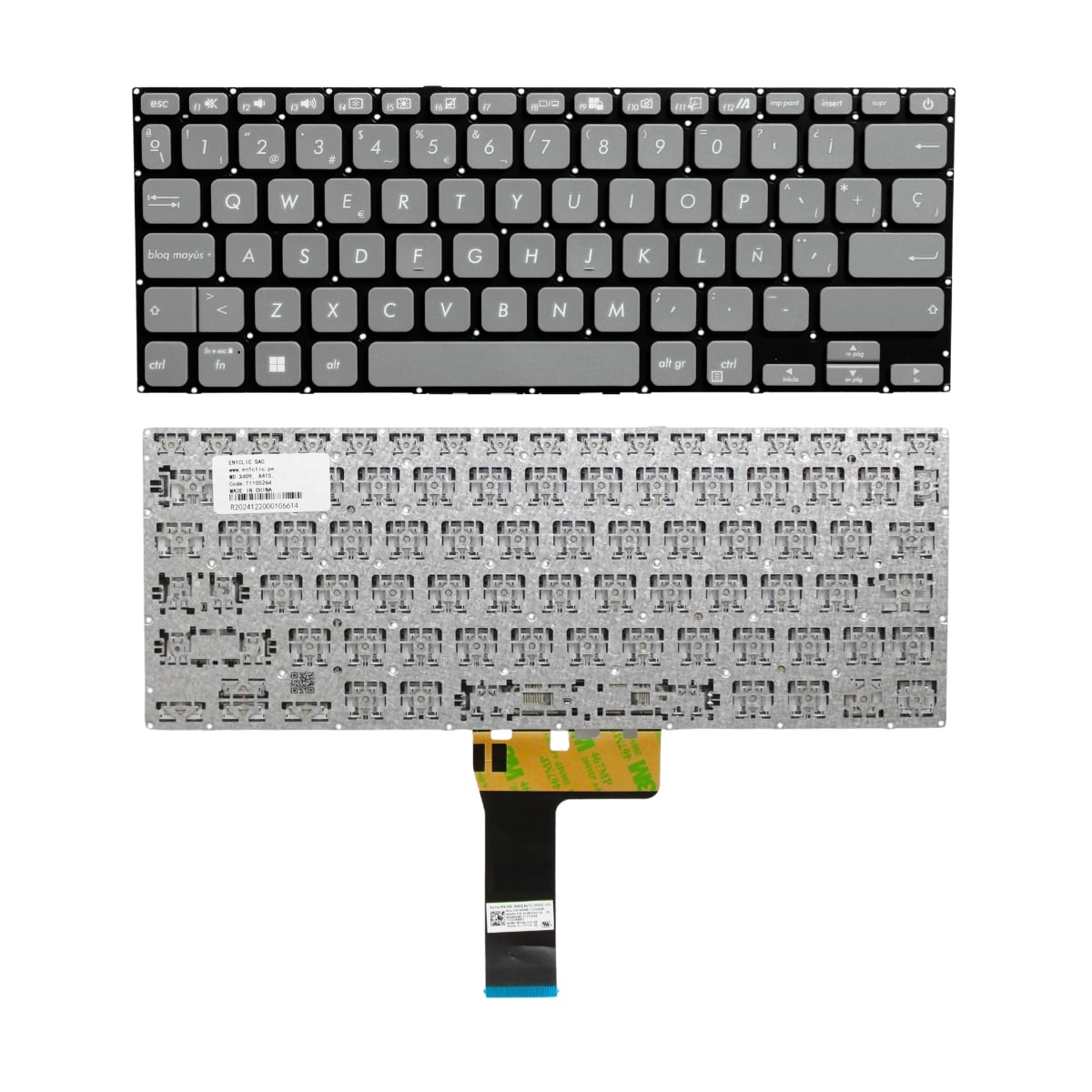 TECLADO PARA LAPTOP ASUS VIVOBOOK Q 14 X409 X415 GENUINO POWER - 1