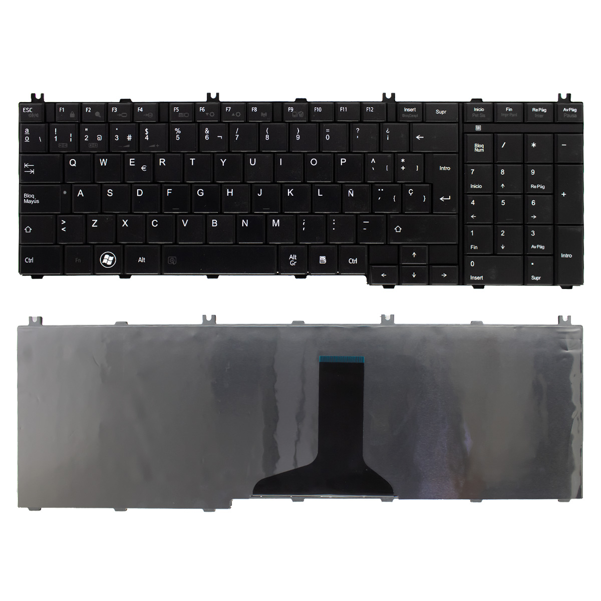 TECLADO PARA LAPTOP TOSHIBA C650 L755 - 1