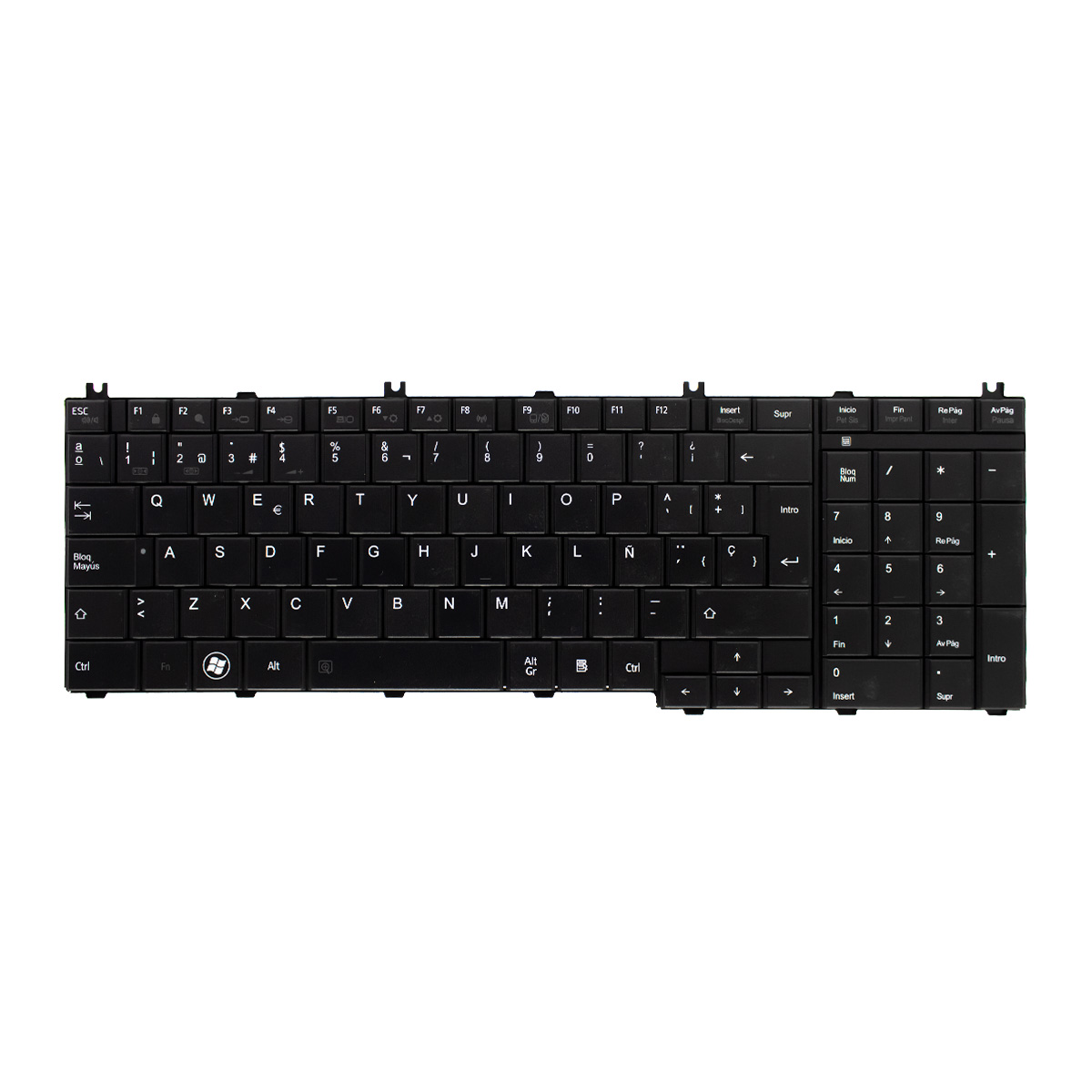 TECLADO PARA LAPTOP TOSHIBA C650 L755 - 2