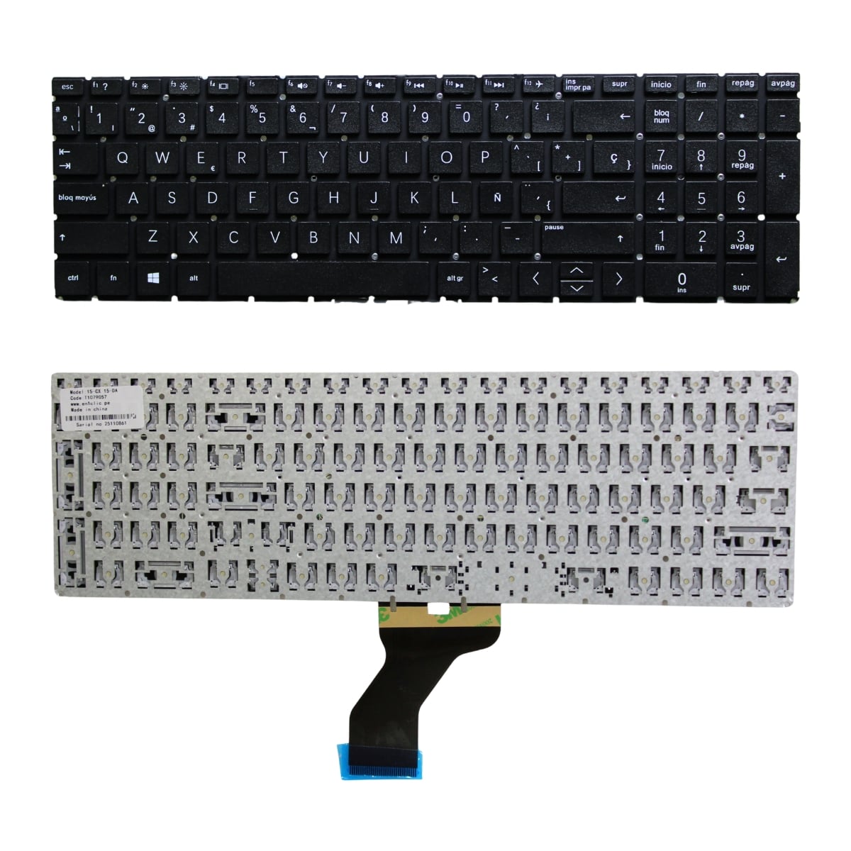 TECLADO PARA LAPTOP HP 15-DA 15-DW - 1