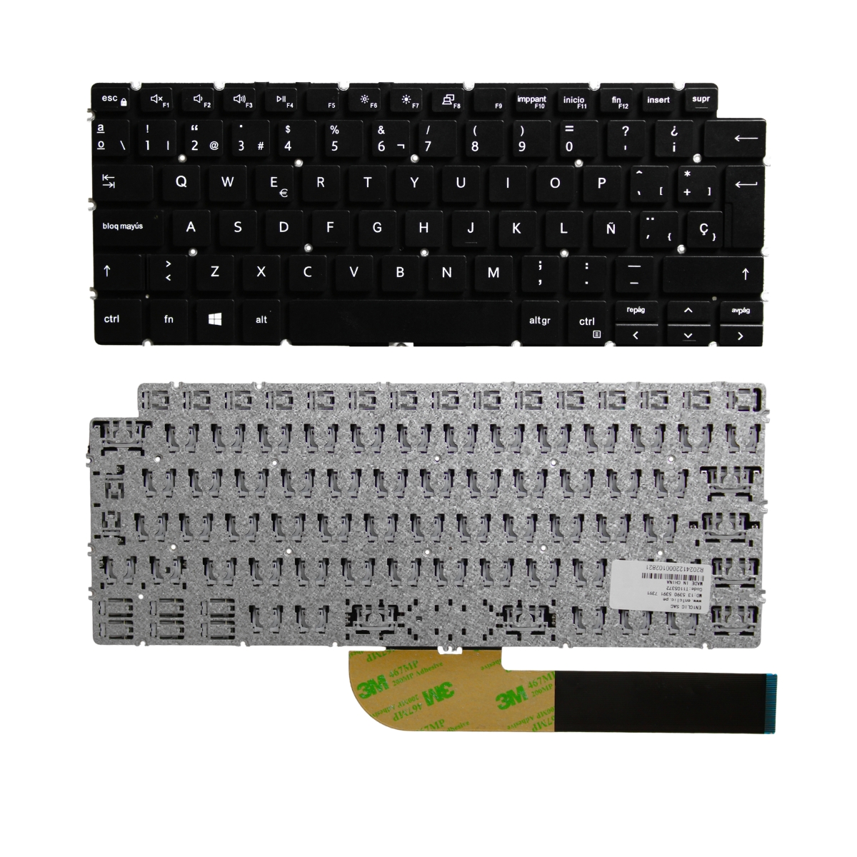 TECLADO PARA LAPTOP DELL INSPIRON 13 5390 7391 14 5493 5498 - 1