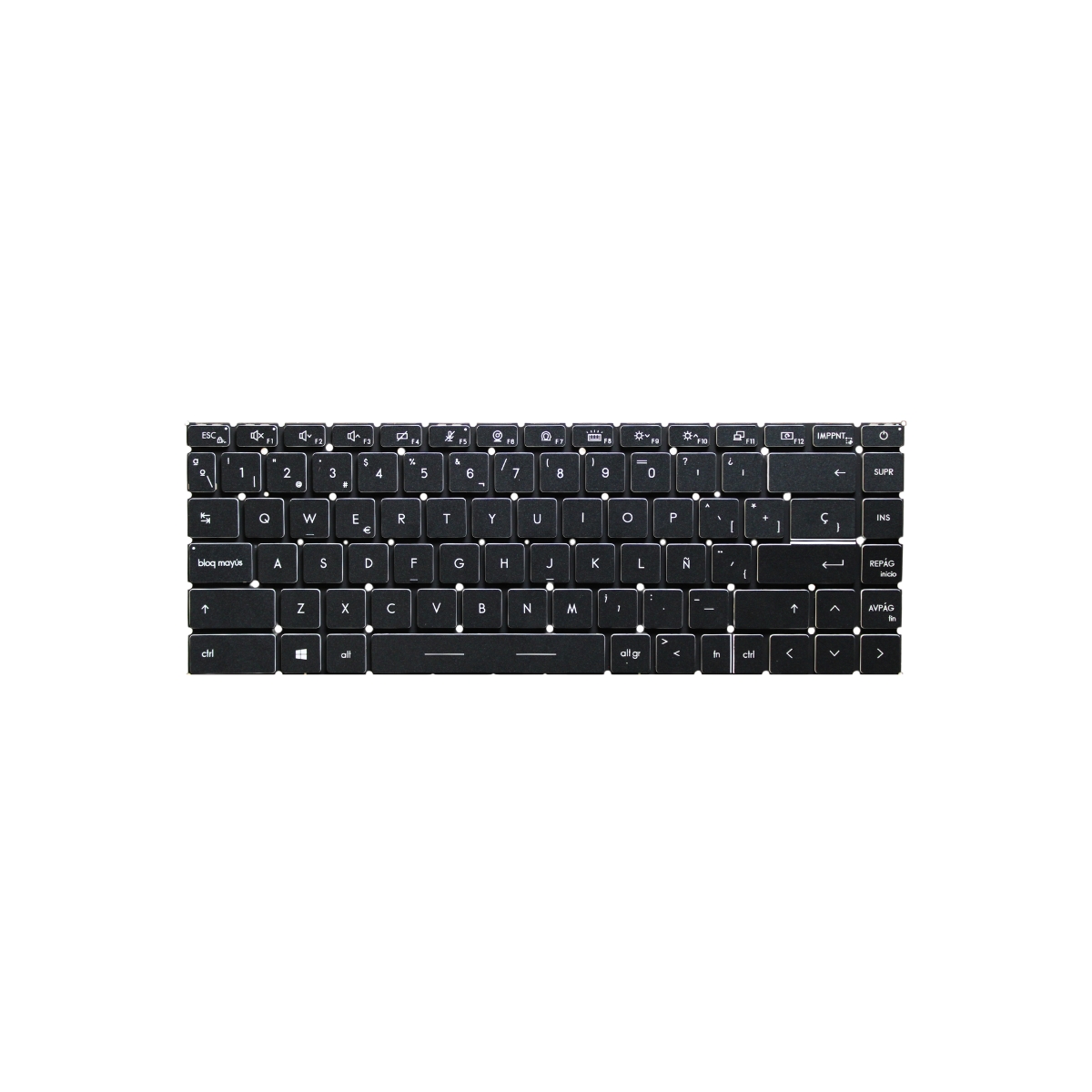 TECLADO PARA LAPTOP MSI MODERN 14 B11 GENUINO POWER ILUMINADO - 2