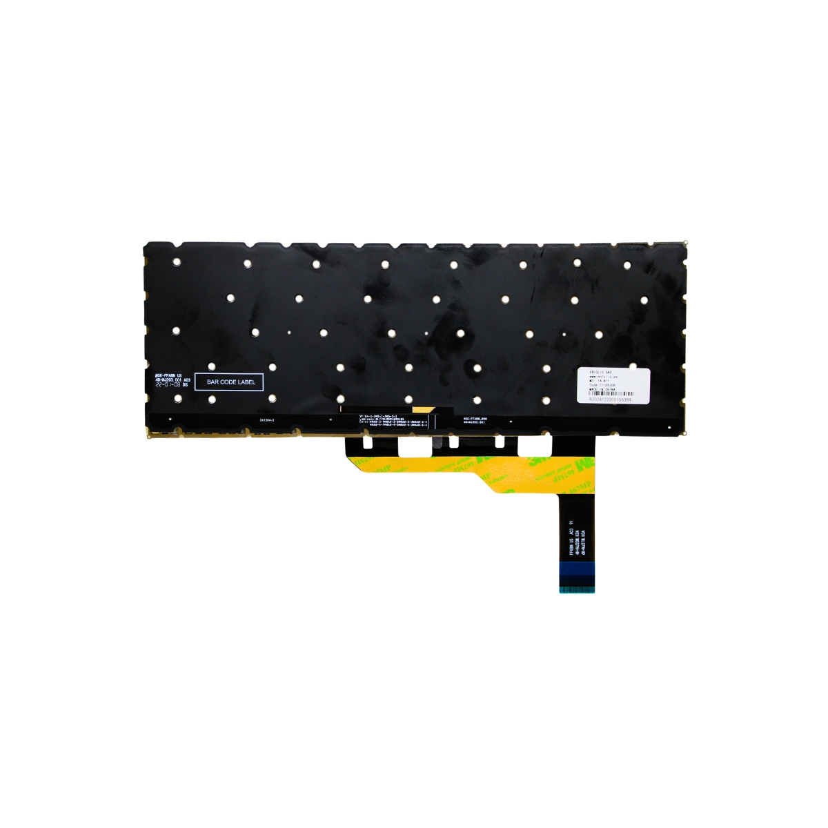 TECLADO PARA LAPTOP MSI MODERN 14 B11 GENUINO POWER ILUMINADO - 3