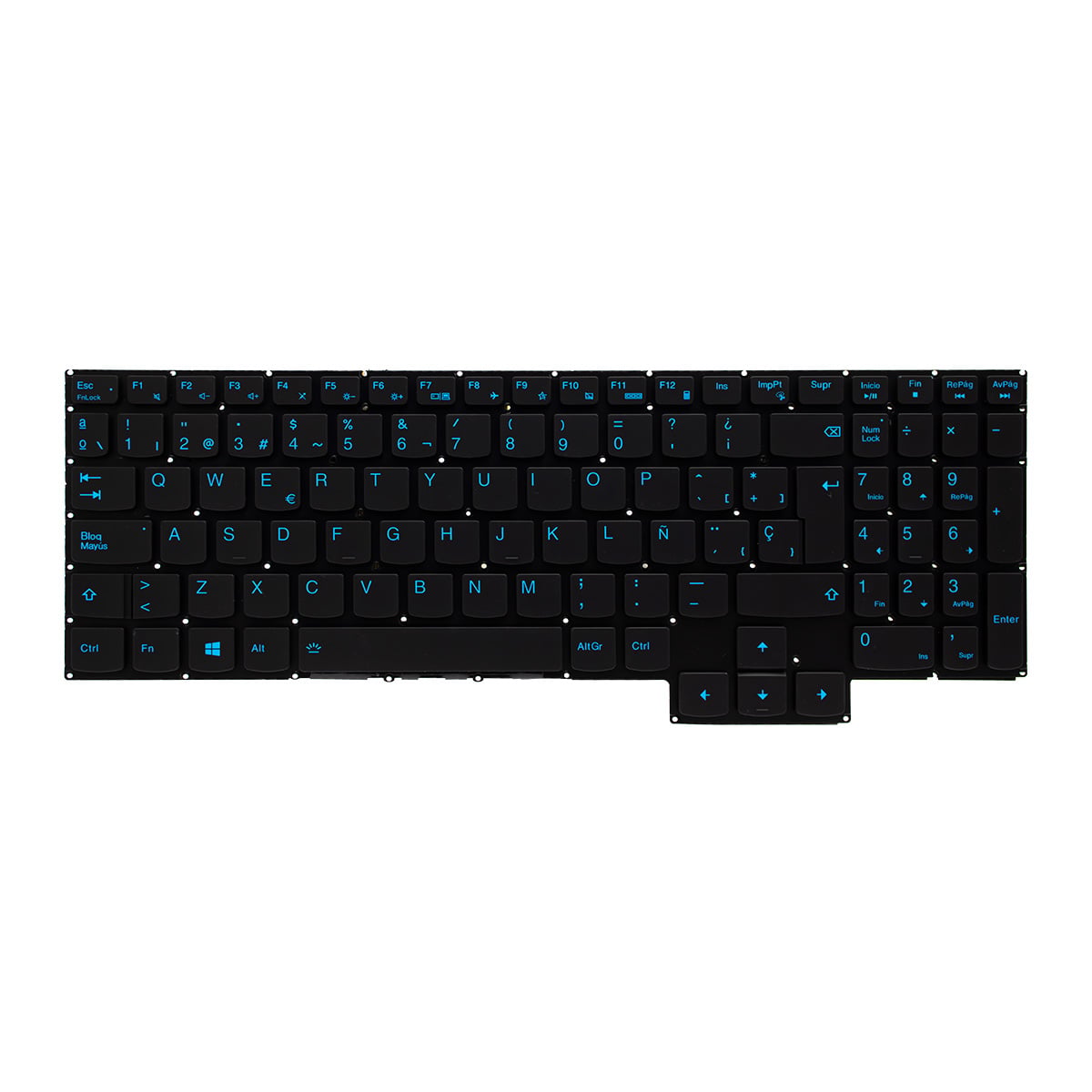 TECLADO PARA LAPTOP LENOVO LEGION 5-15IMH05H 5-15IMH05 GENUINO ILUMINADO - 2
